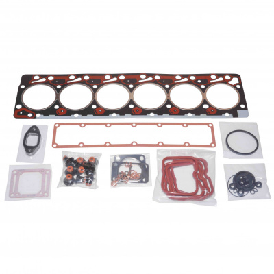 фото комплект прокладок двигателя верхний (6bt, eqb) 3804897 dvmark 4089649 